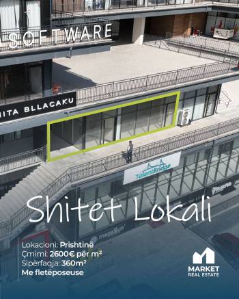 Lokal ne shitje 360m2 ne Prishtine