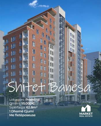 Banese ne Shitje 62.8m2 ne Prishtine