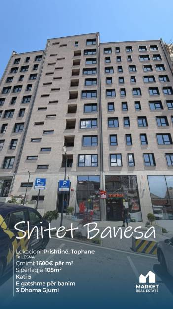 Banese ne Shitje 105m2 ne Tophane, Prishtine