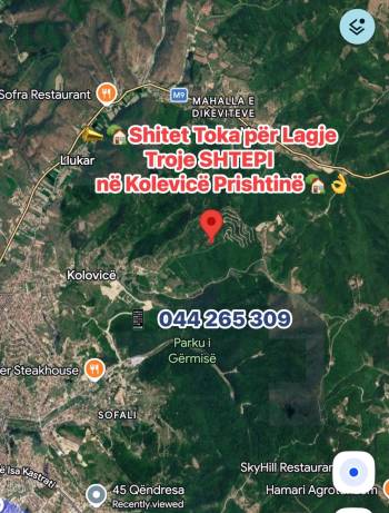 🏡Shitet Toka për Lagje Troje Shtepi në Kolevicë